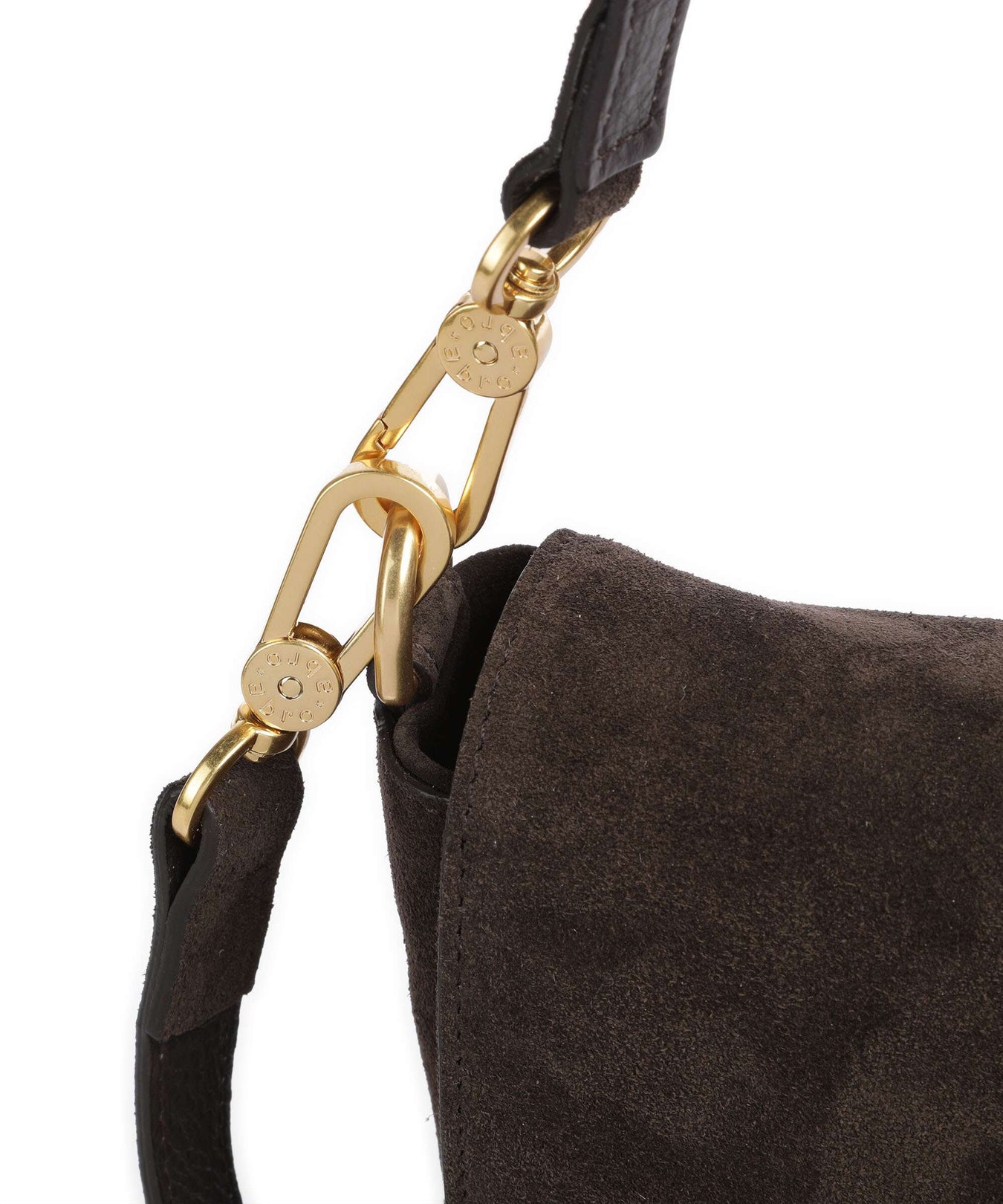 Abro Suede Temi Shoulder bag brown