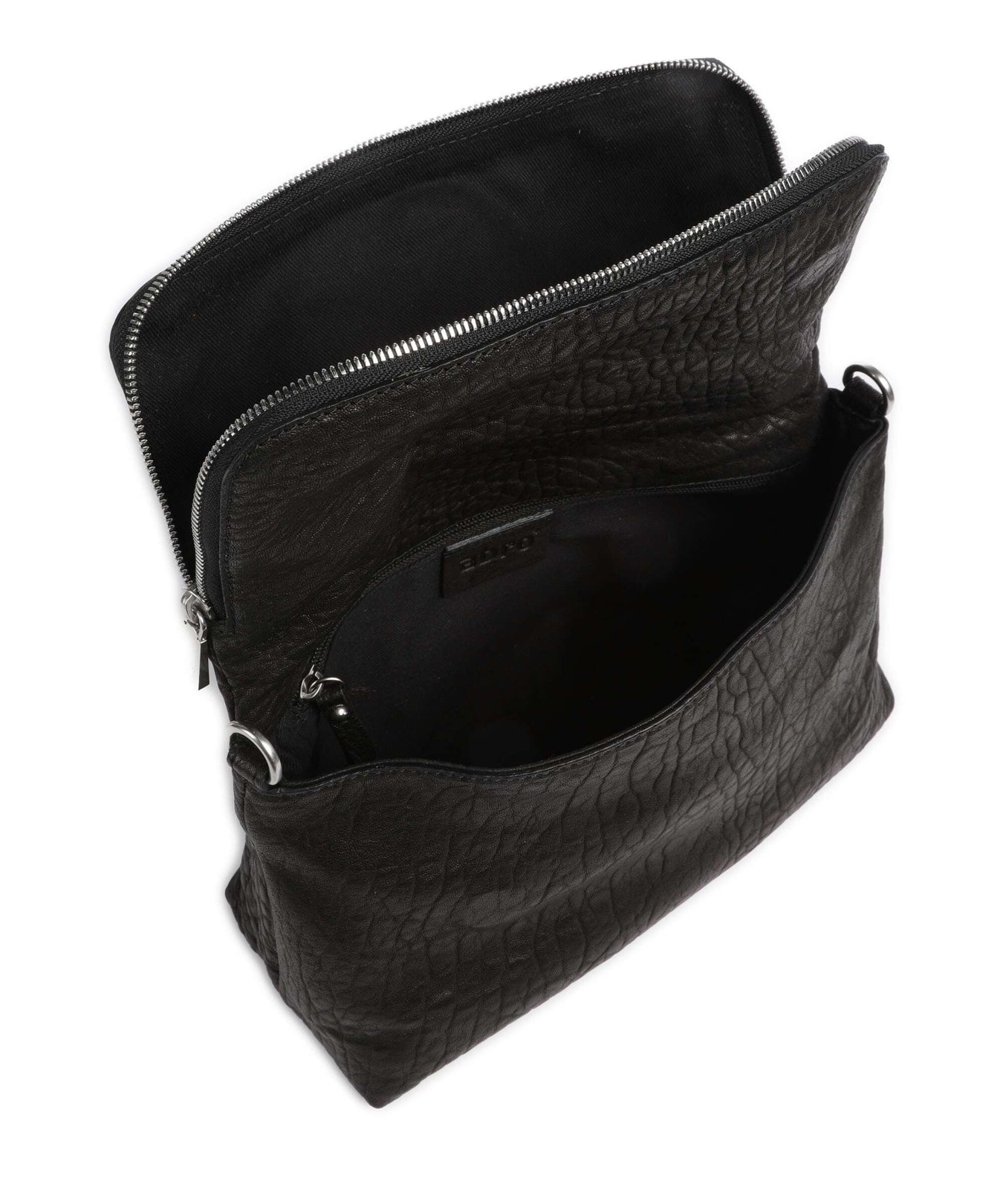 Abro Bubble Biker Shoulder bag black/nickel