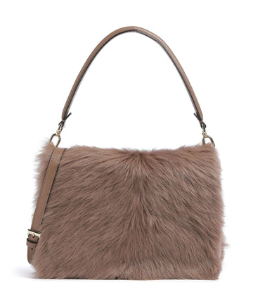 Abro Shearling Astor Taška přes rameno camel