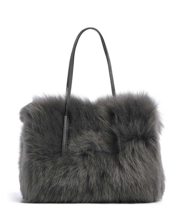 Abro Shearling Noelle Kabelka grey
