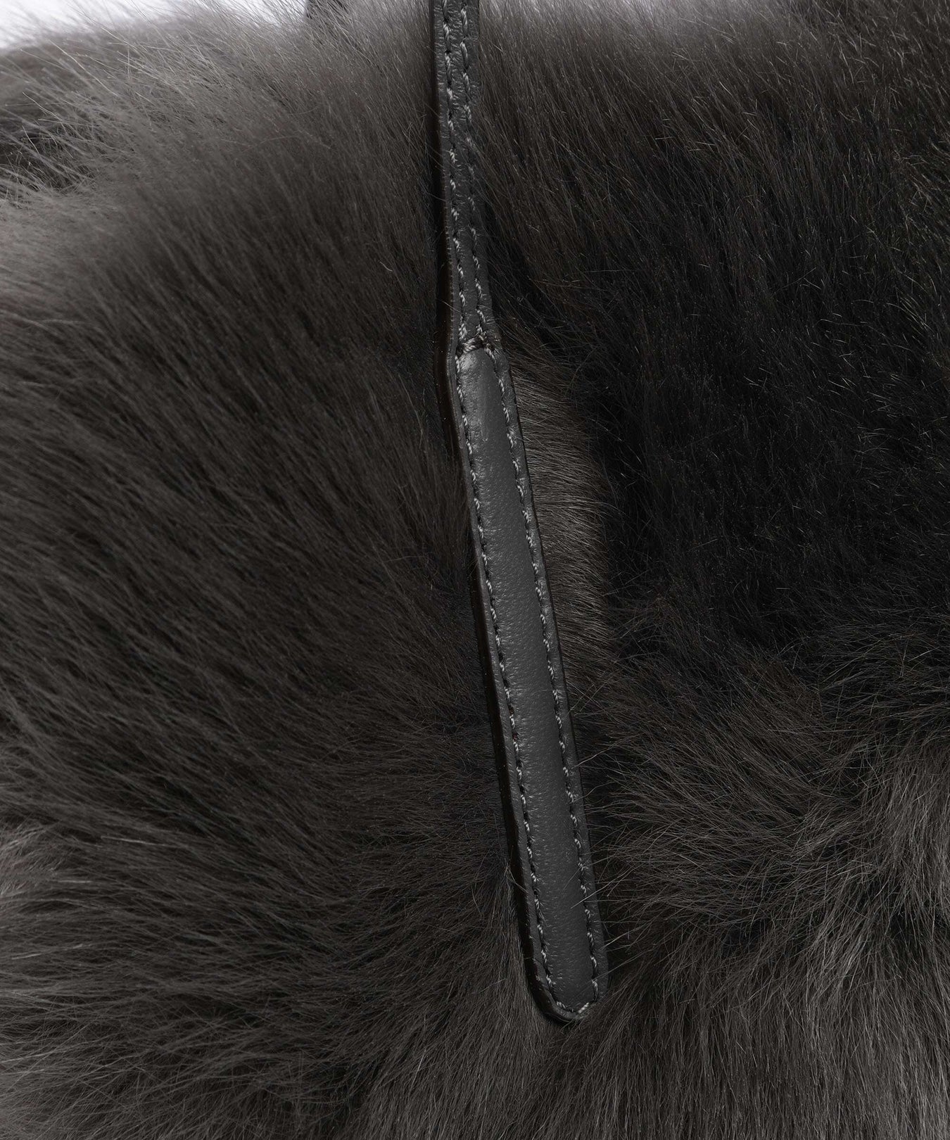 Abro Shearling Noelle Handbag grey