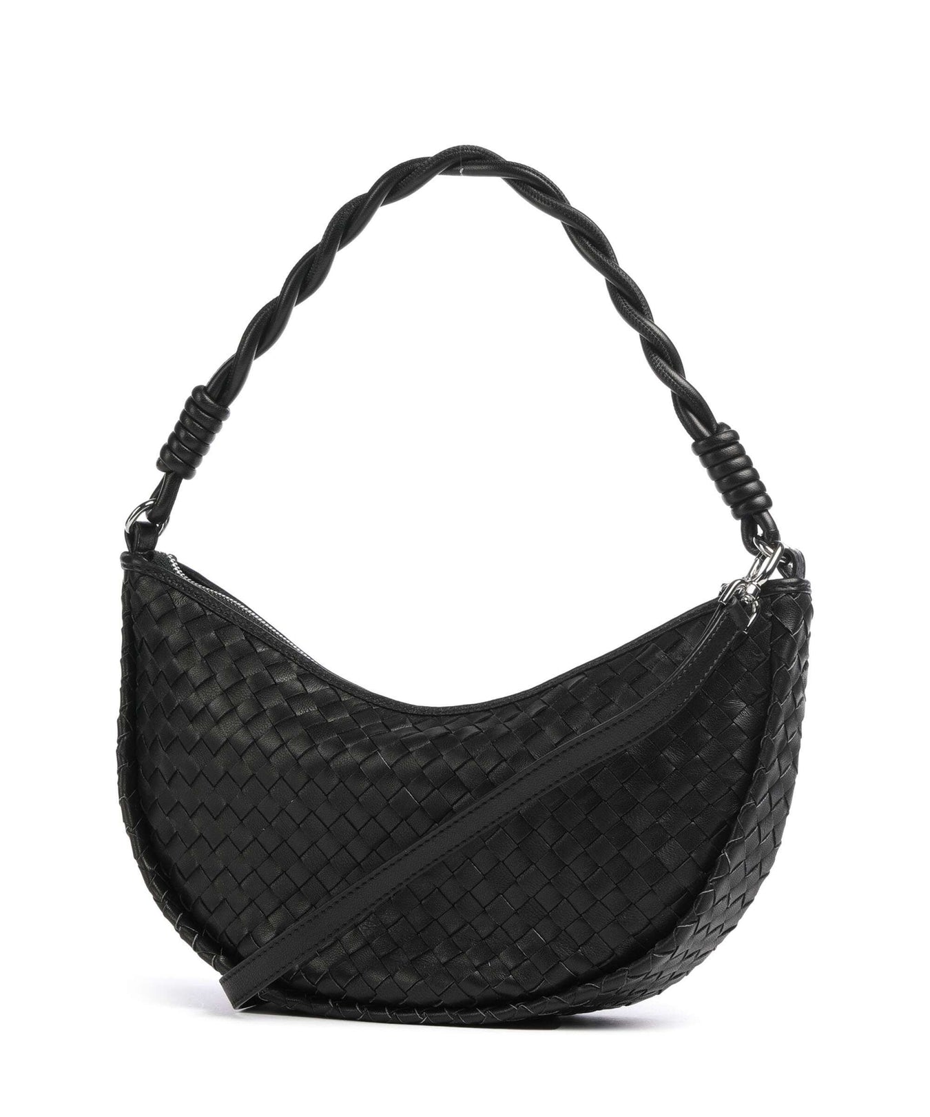 Abro Piuma Moon Shoulder bag black/nickel