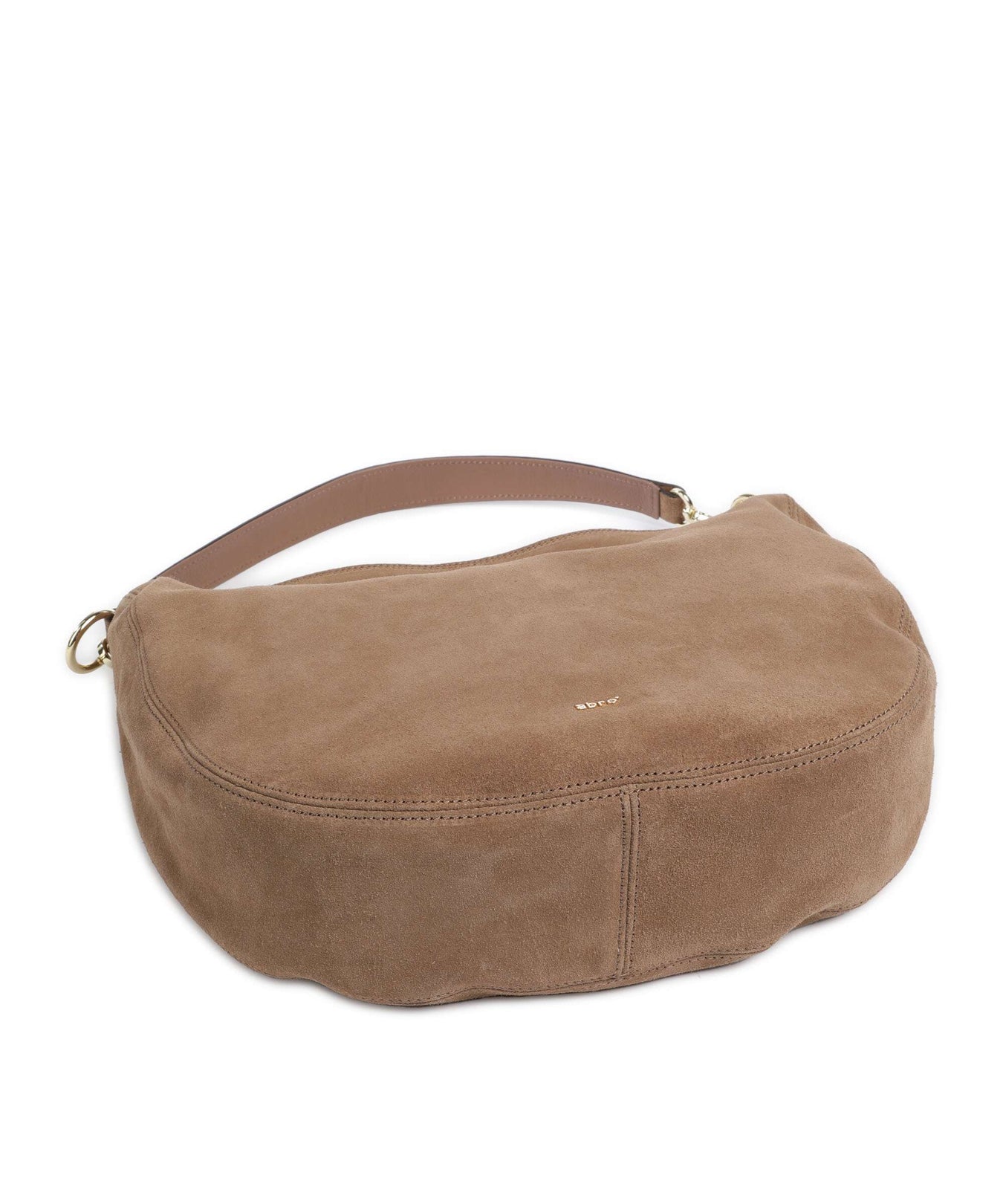 Abro Suede Mina Hobo bag camel