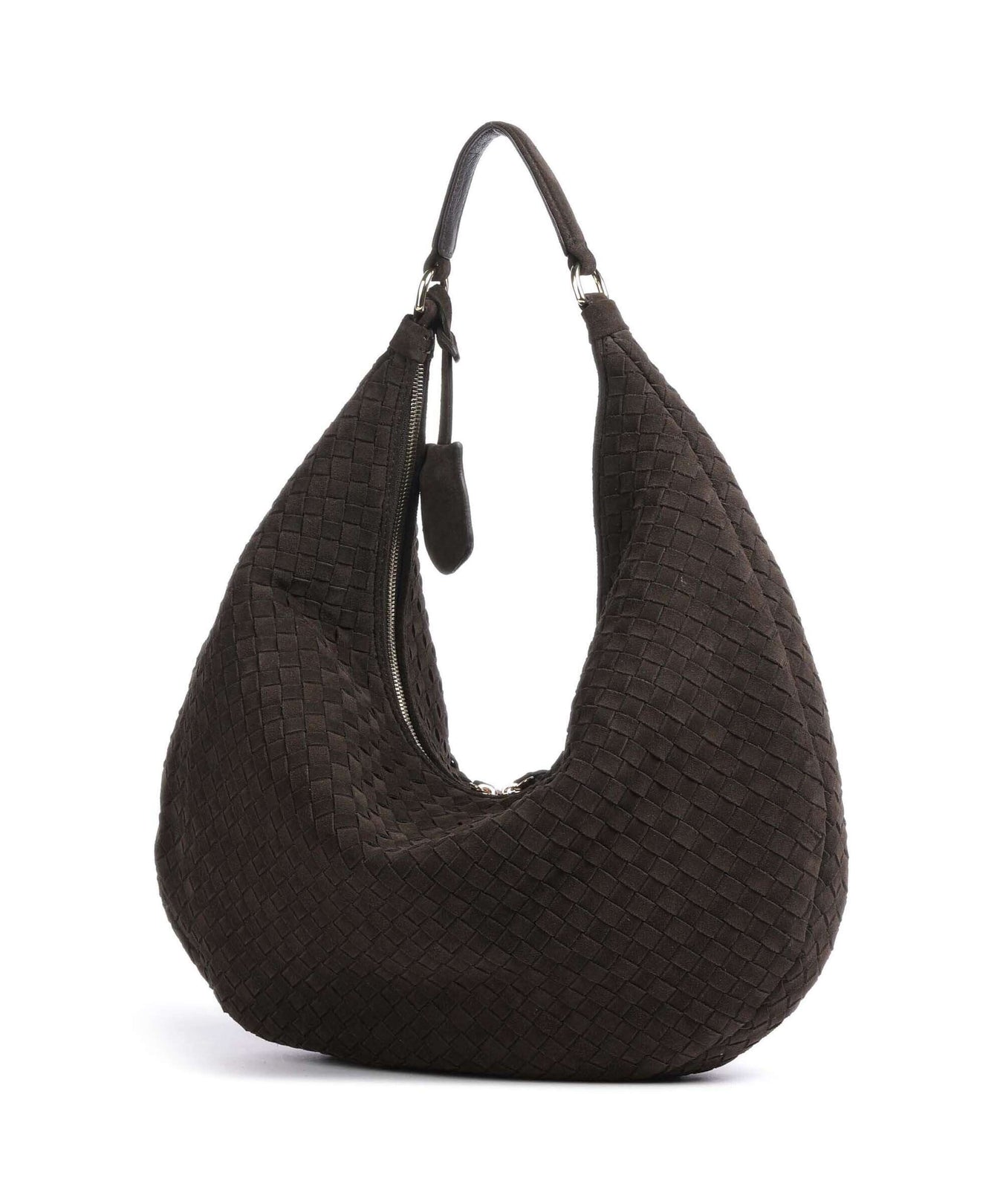 Abro Suede Nana Hobo bag brown