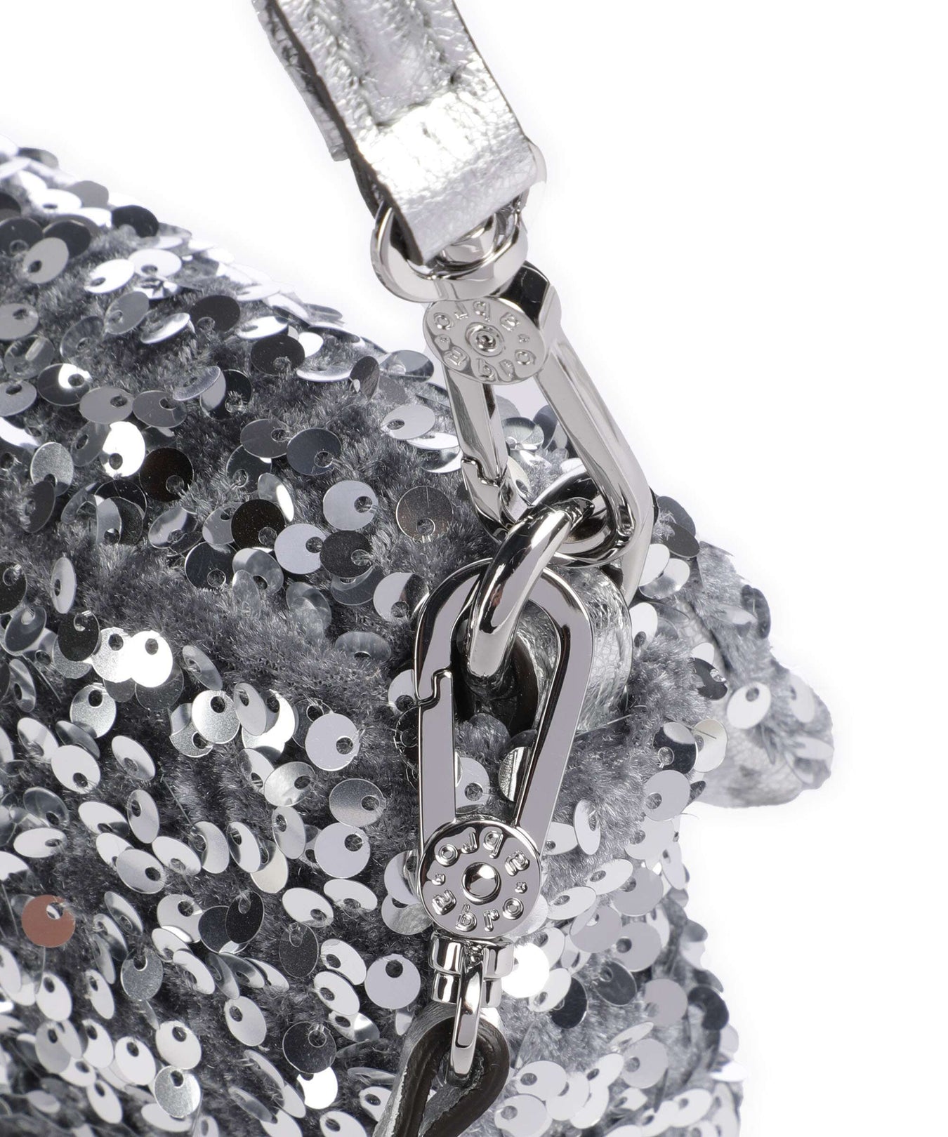 Abro Sequins Temi Shoulder bag silver