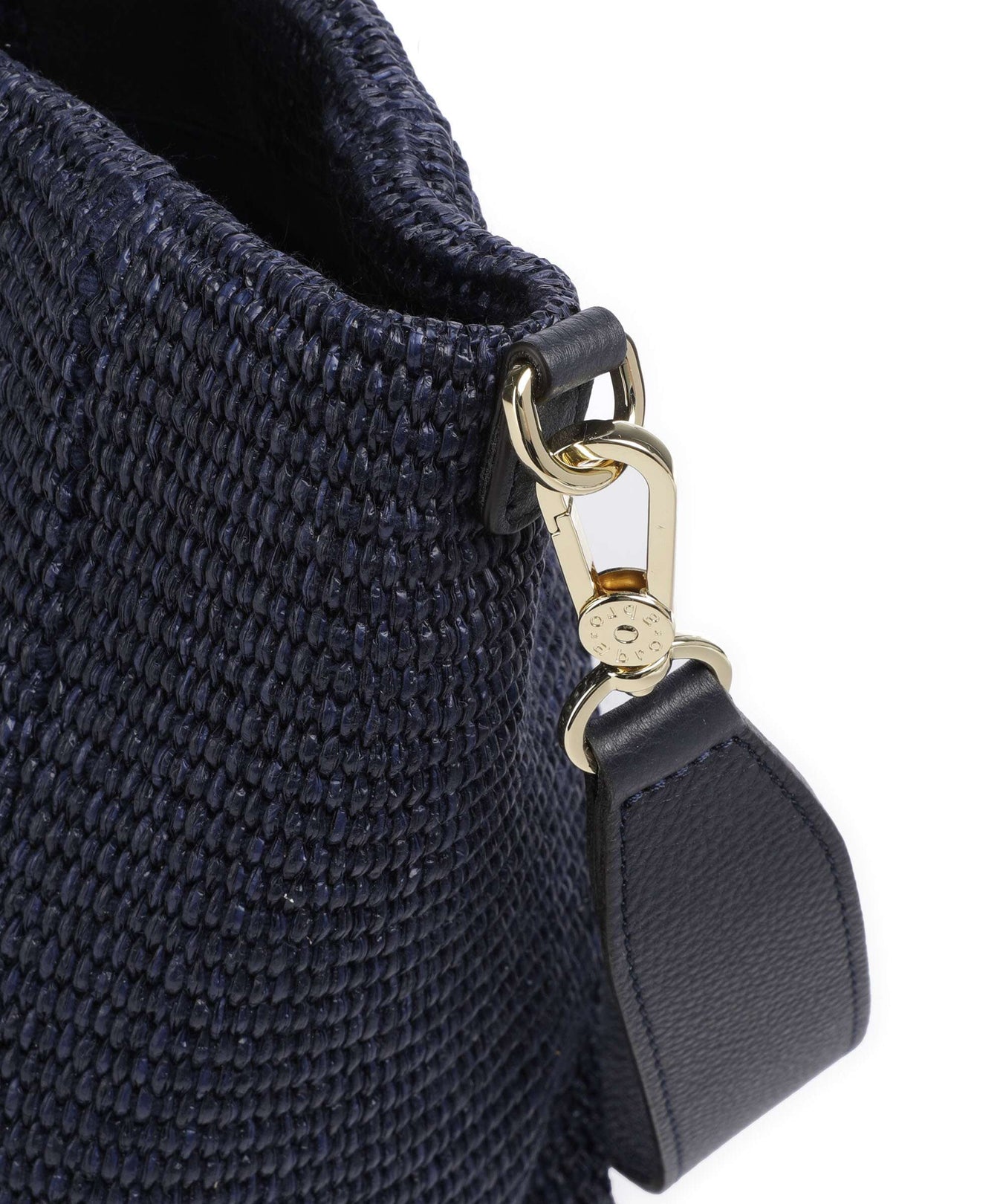 Abro Raffia Kaia Tote bag navy