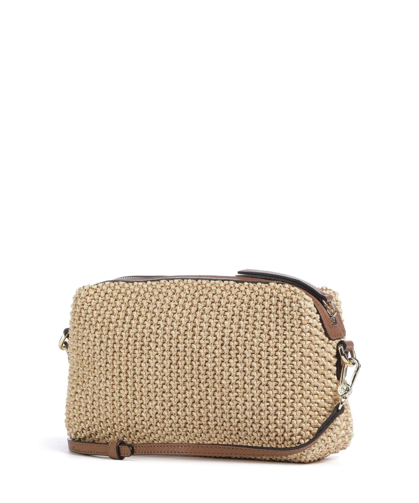 Abro Maglia Raffia Kaia Crossbody bag natural