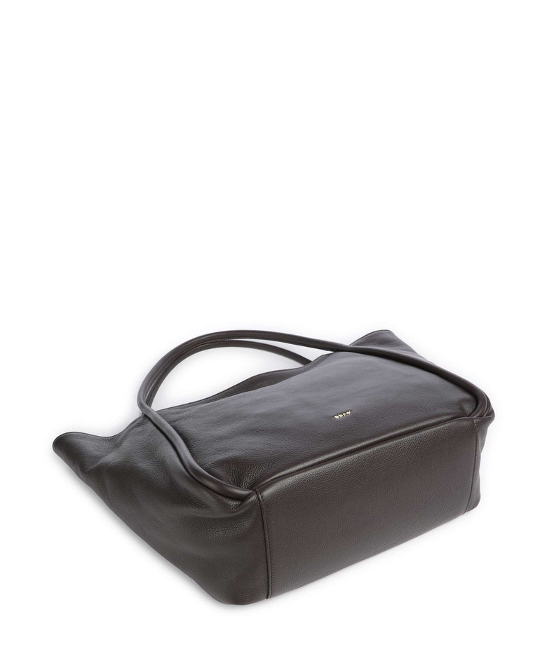 Abro Dalia Willow Tote bag dark brown