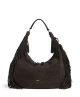 Abro Suede Nana Fringes Velká kabelka dark brown