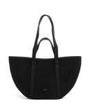 Abro Suede Cosmo Medium Nákupní taška black/nickel