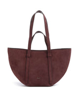 Abro Suede Cosmo Medium Nákupní taška bordeaux