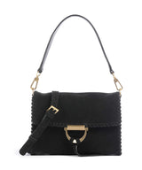Abro Suede Temi Stitch Taška přes rameno black/gold