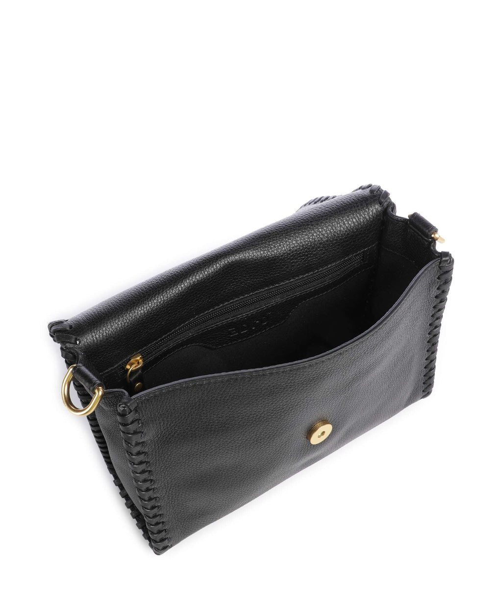 Abro Dalia Temi Stitch Shoulder bag black/gold