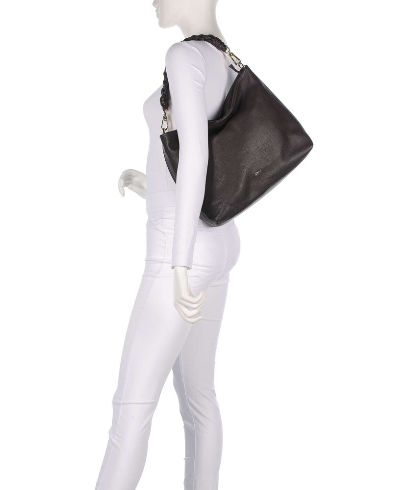 Abro Dalia Soley Hobo bag dark brown