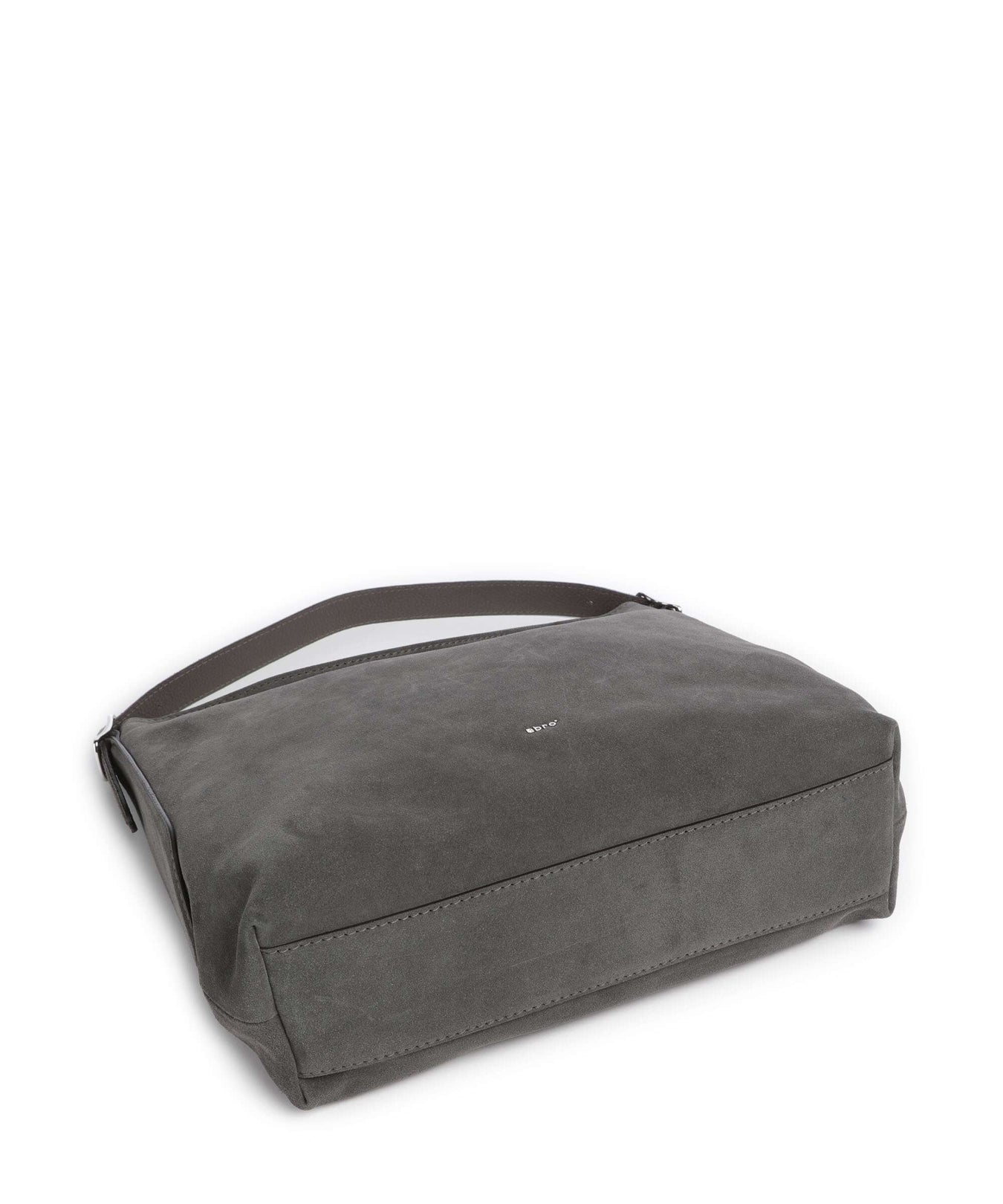 Abro Suede Carina Hobo bag grey
