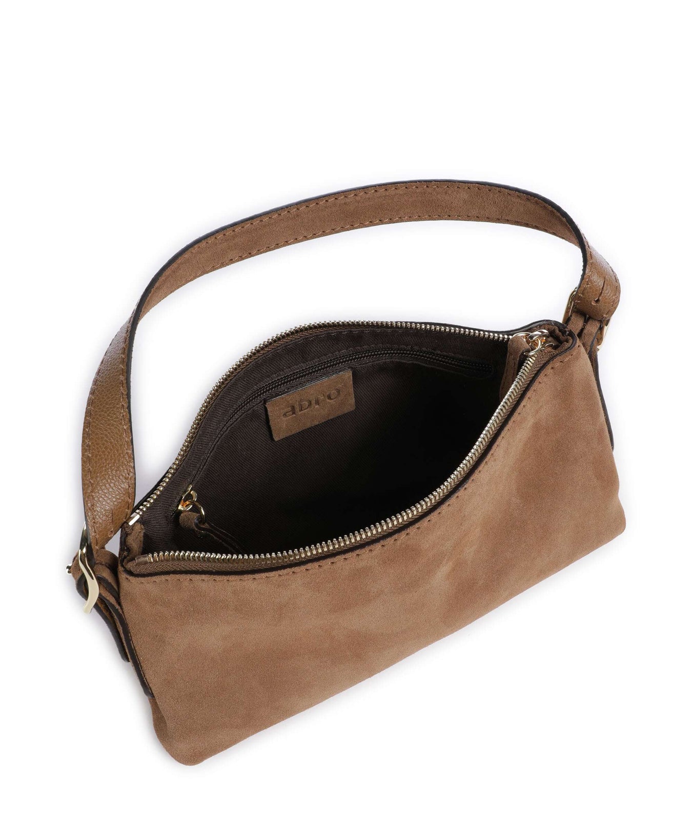 Abro Suede Carina Shoulder bag camel