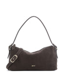 Abro Suede Carina Shoulder bag dark brown