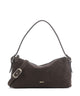 Abro Suede Carina Shoulder bag dark brown