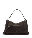 Abro Suede Carina Velká kabelka dark brown