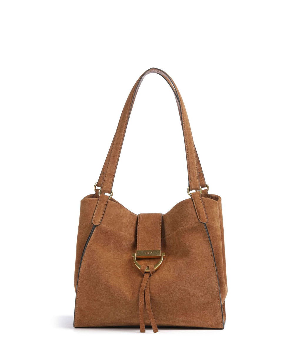 Abro Suede Temi Tote bag cuoio