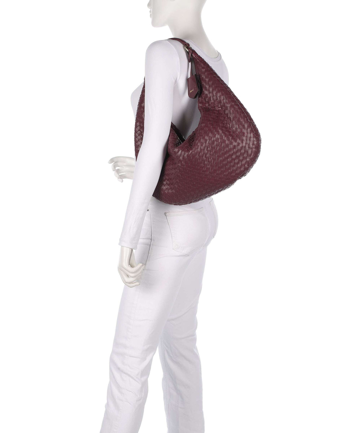 Abro Piuma Nana Hobo bag bordeaux