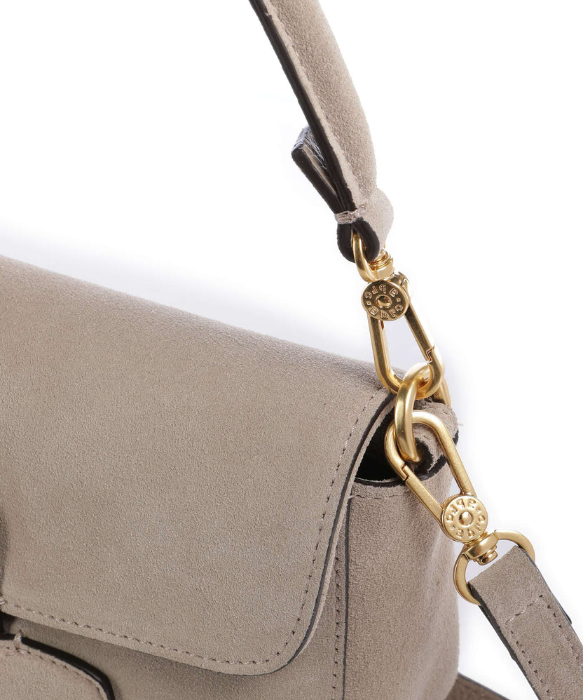 Abro Suede Camilla Shoulder bag siena