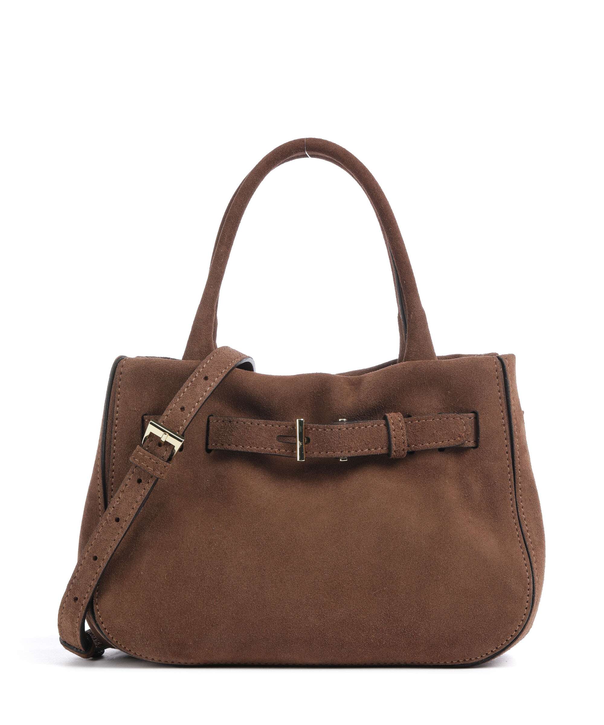 Abro Suede Jill Handbag wood