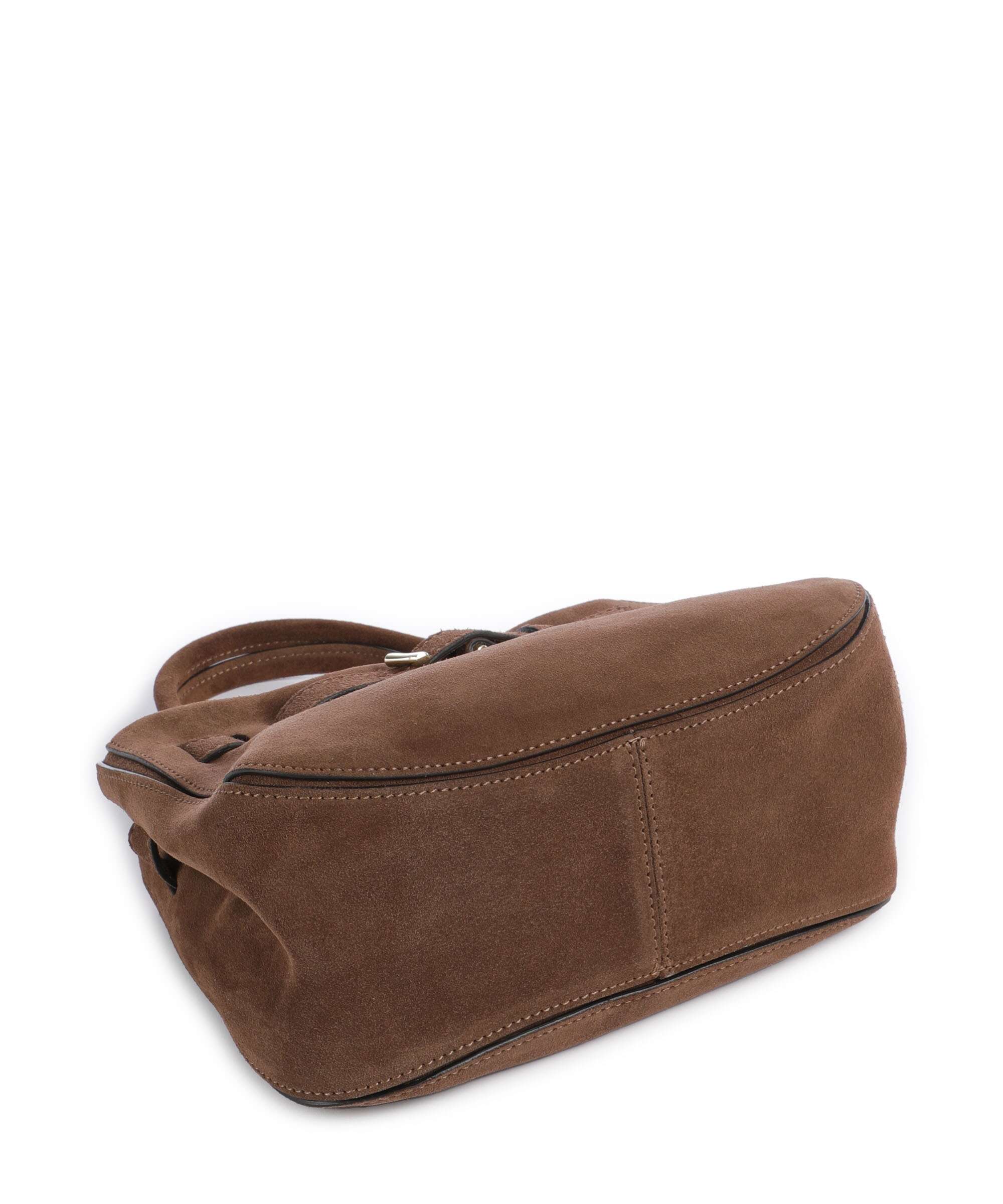 Abro Suede Jill Handbag wood