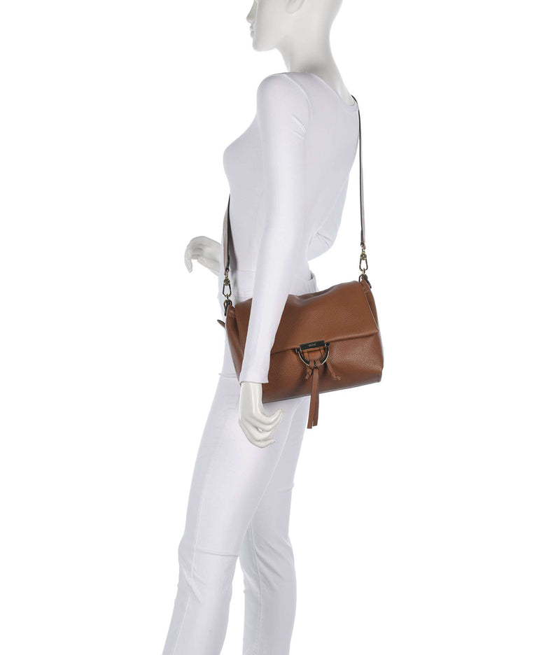 Abro Dalia Temi Medium Shoulder bag caramel/cognac