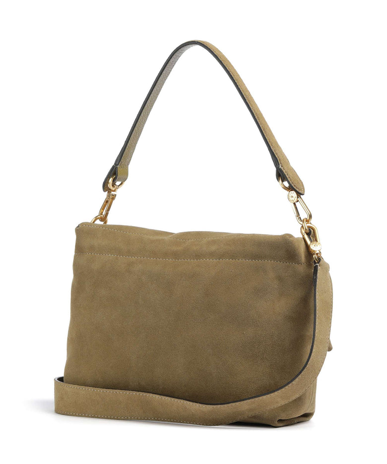 Abro Suede Temi Medium Shoulder bag mud