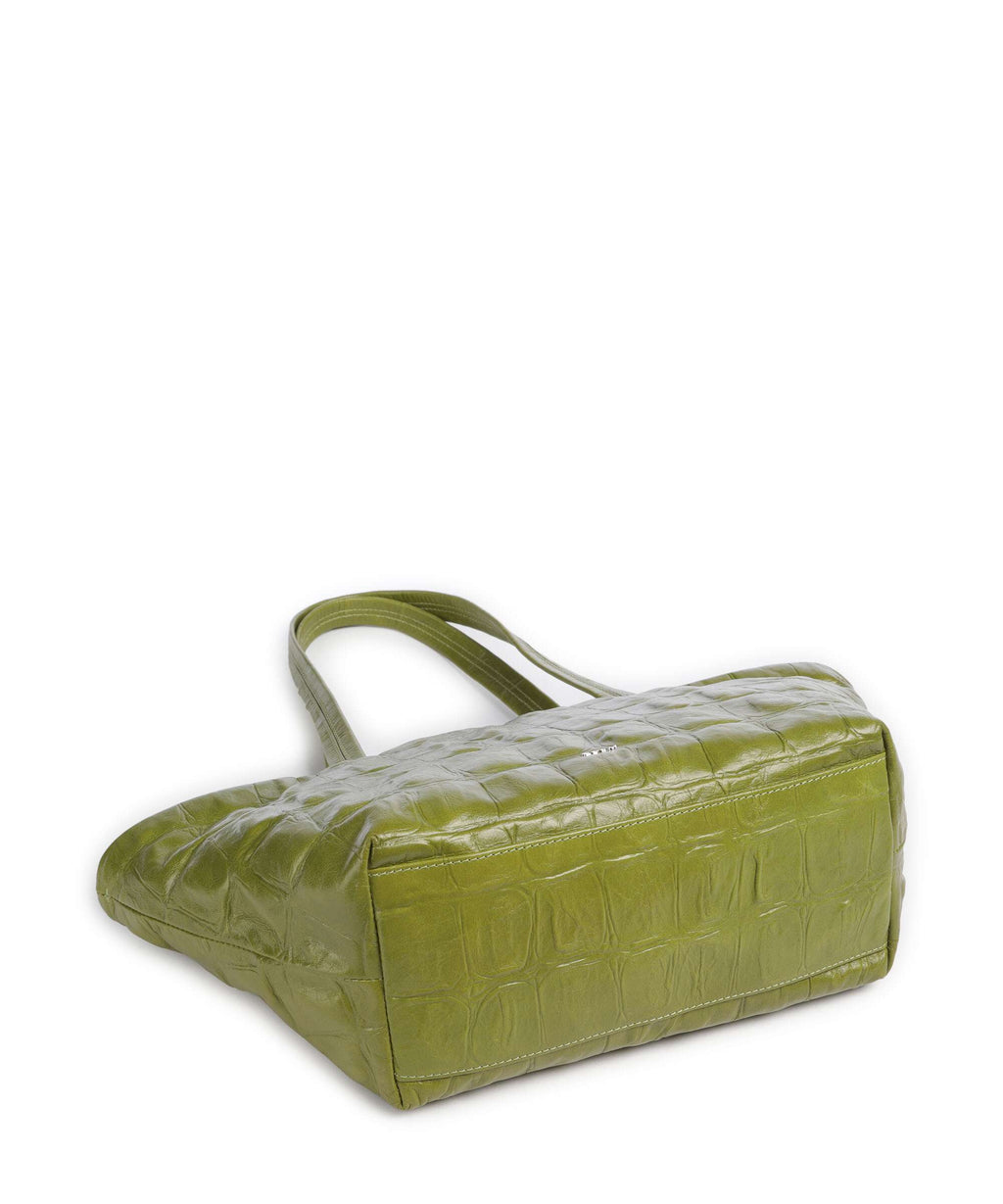 Abro Maxi Cocco Alba Shoulder bag lime