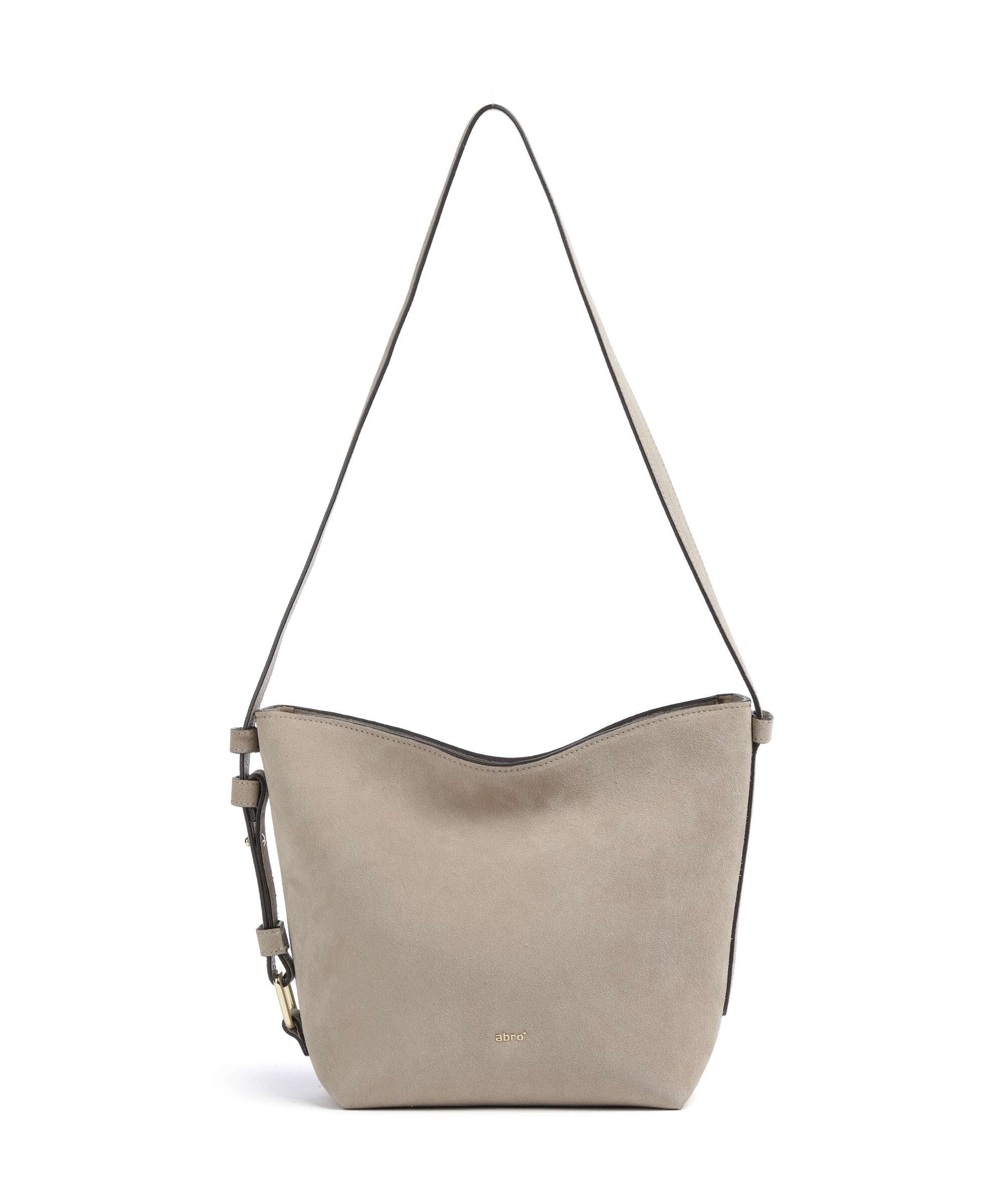 Abro Suede Cosmo Crossbody bag siena