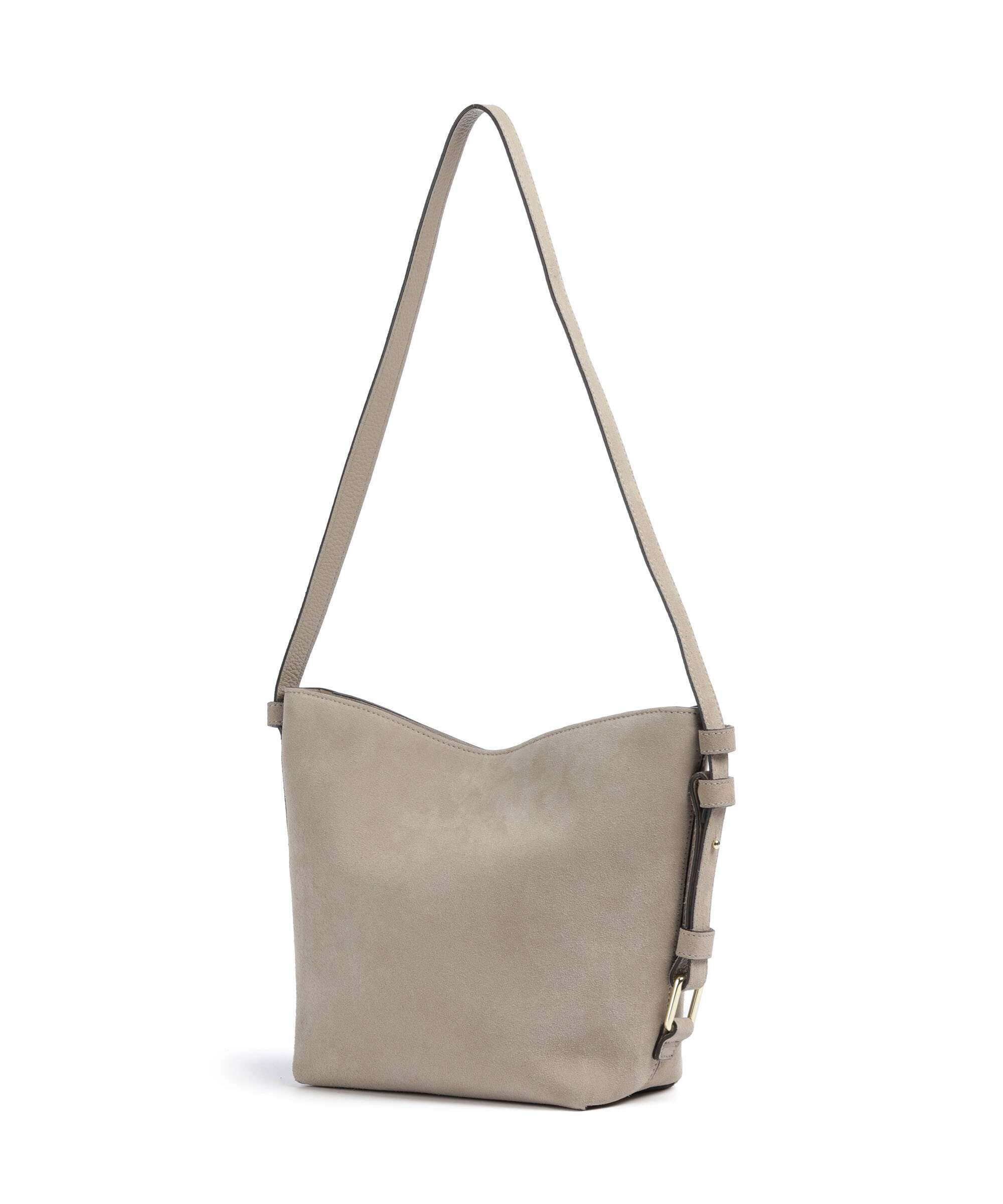 Abro Suede Cosmo Crossbody bag siena