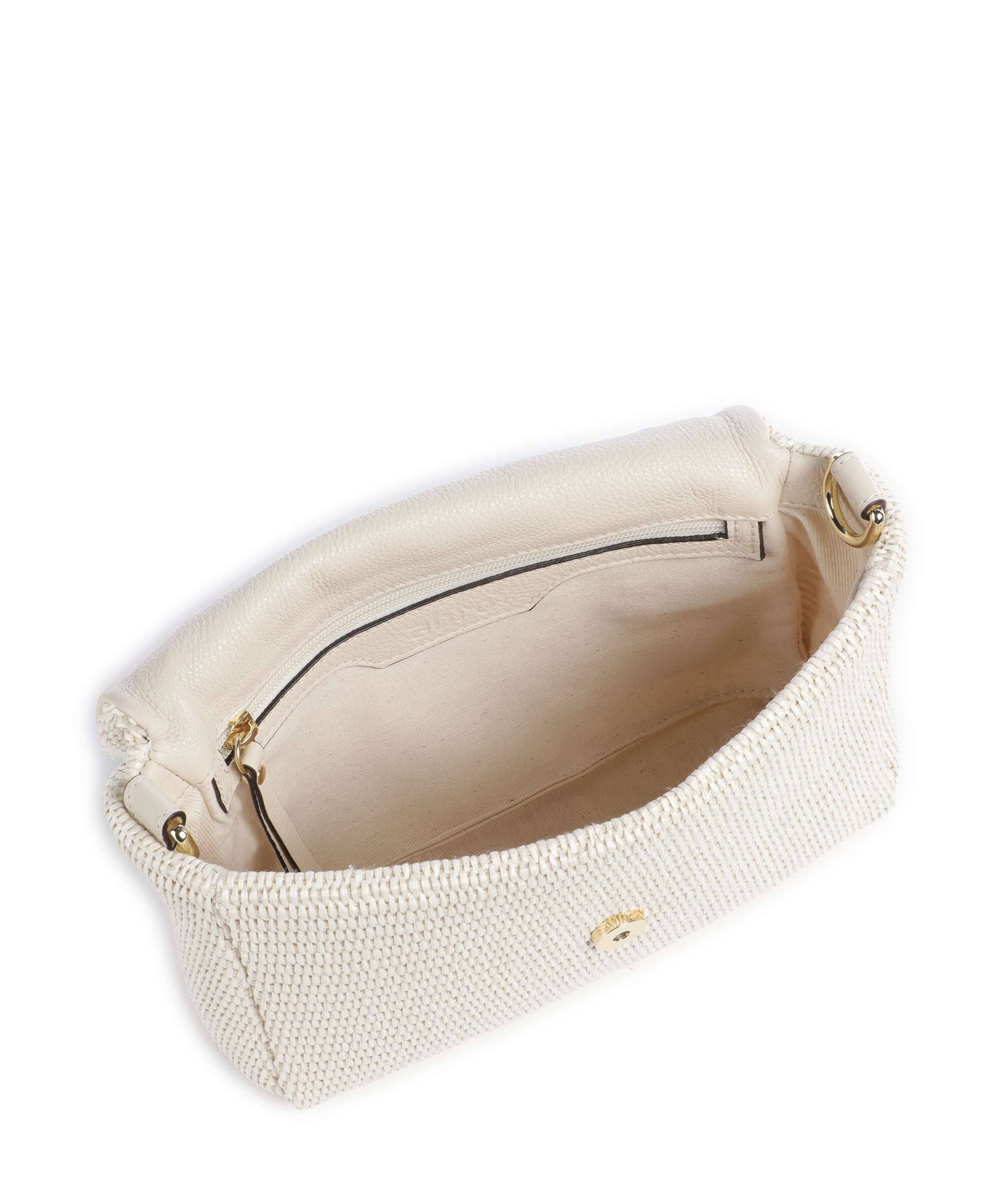 Abro Raffia Classica Temi Shoulder bag beige