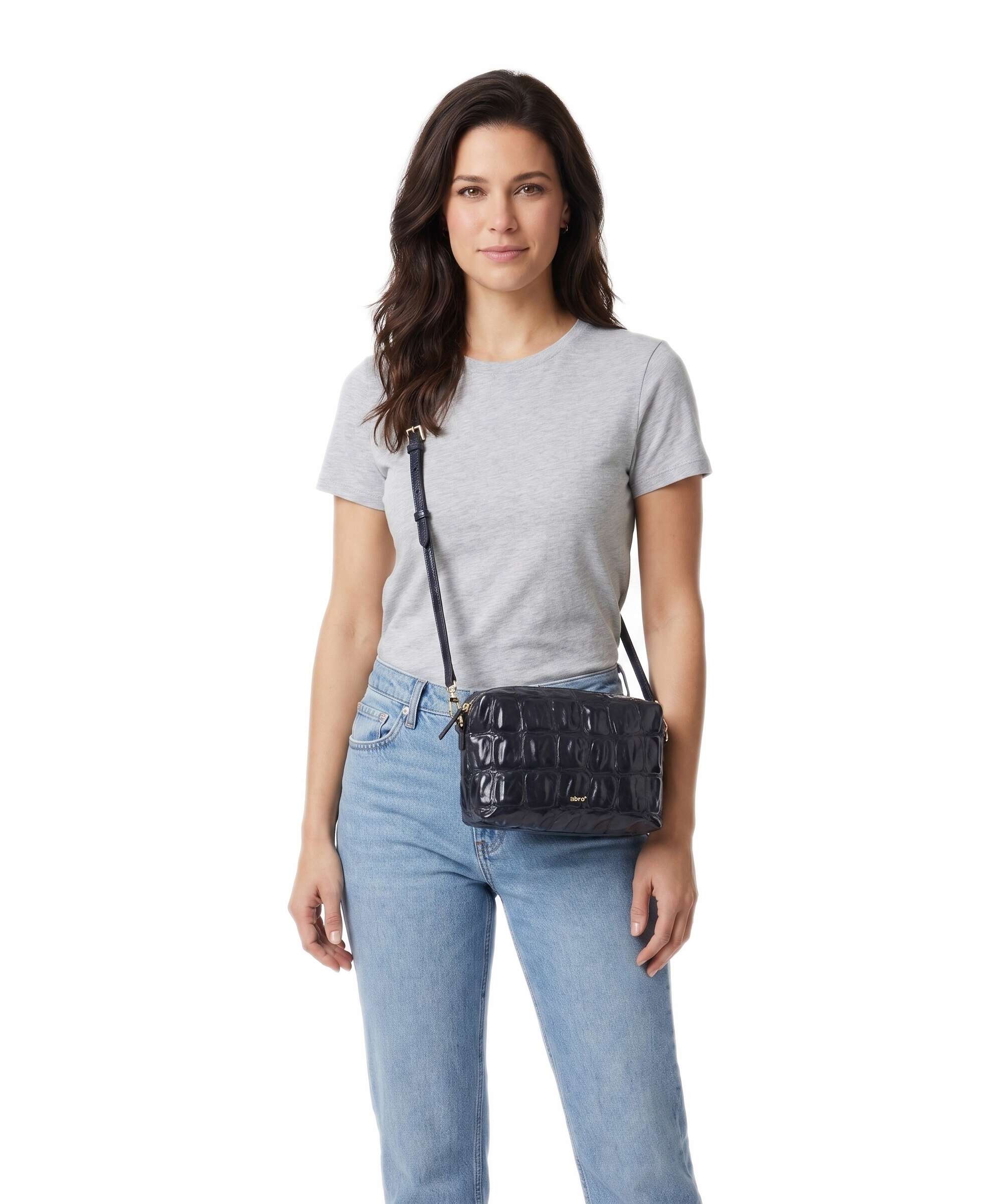 Abro Maxxi Cocco Kaia Crossbody bag navy