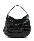 Abro Maxxi Cocco Mia Hobo bag black/nickel