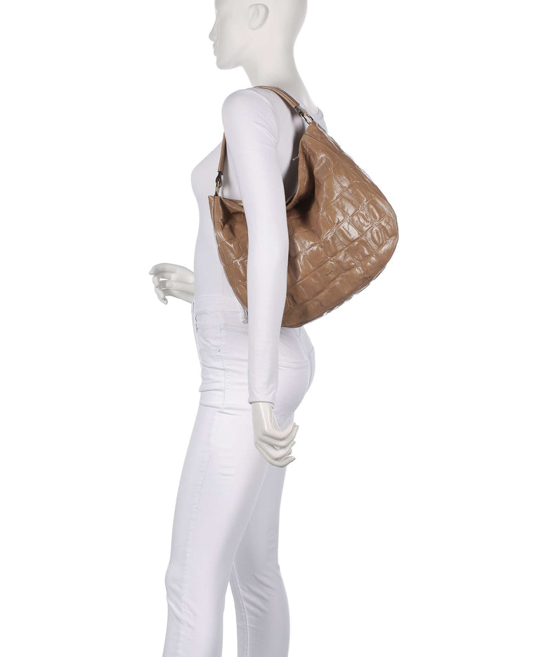Abro Maxxi Cocco Mia Hobo bag cappuccino