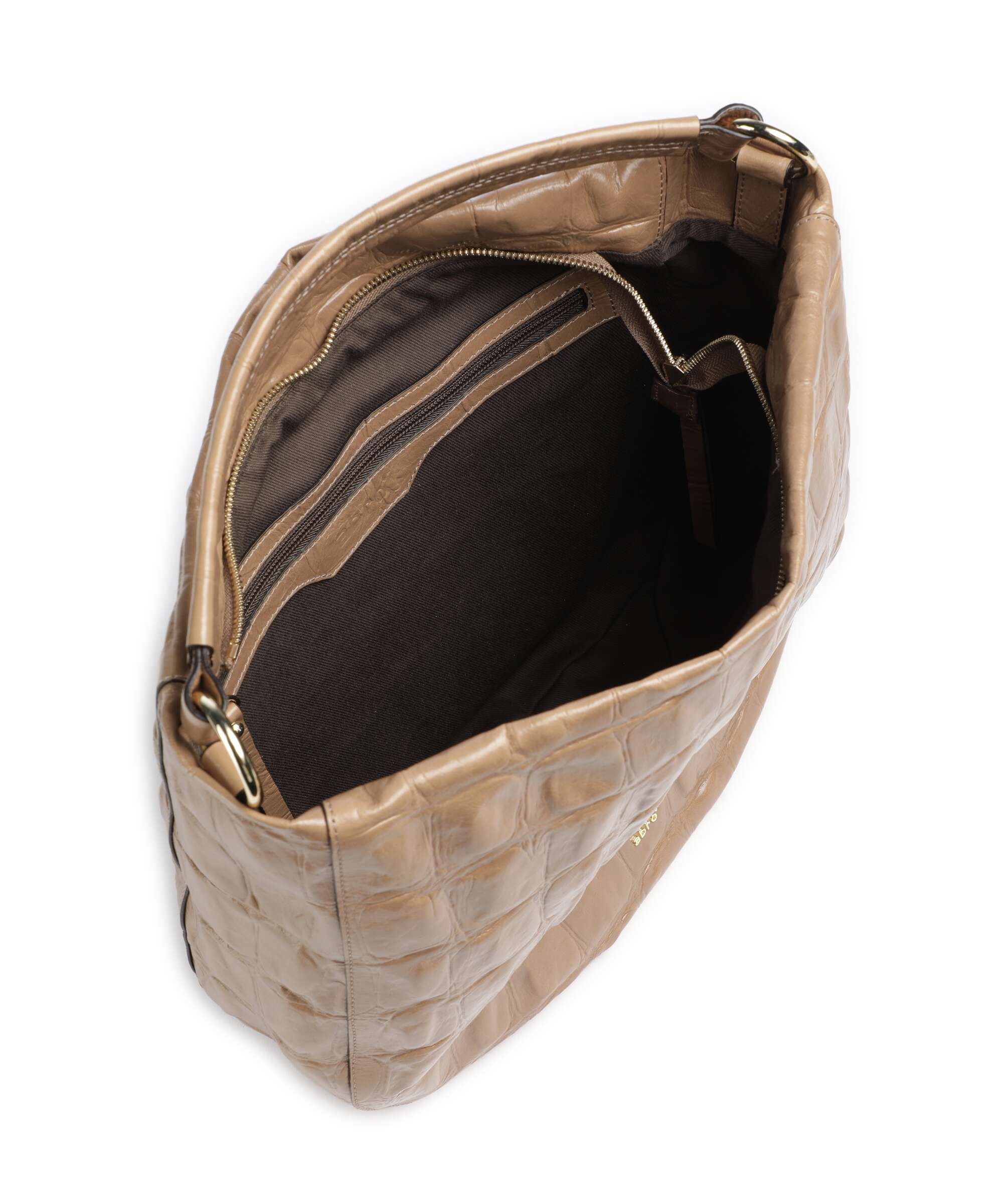 Abro Maxxi Cocco Mia Hobo bag cappuccino