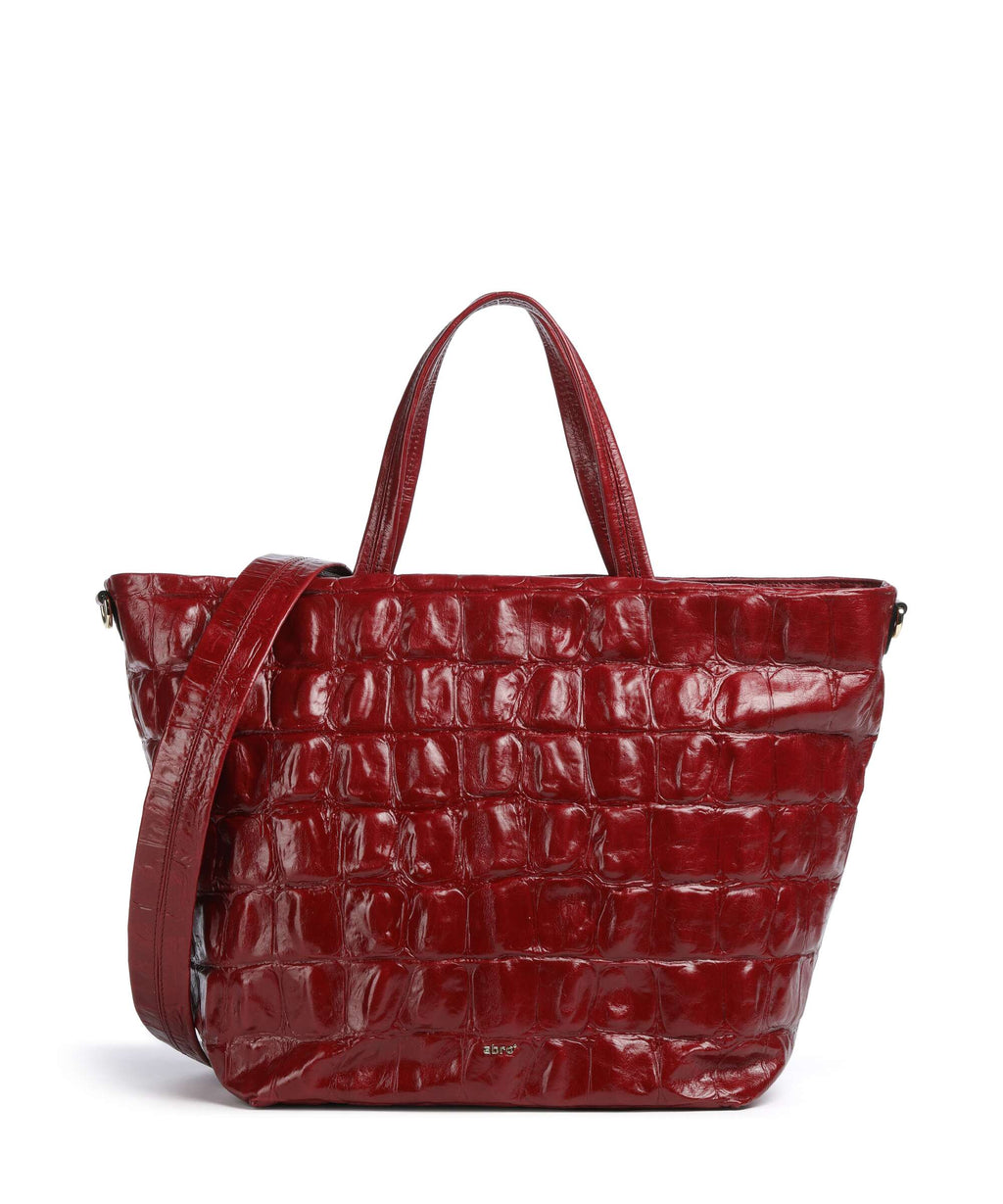 Abro Maxxi Cocco Alba Handbag ruby