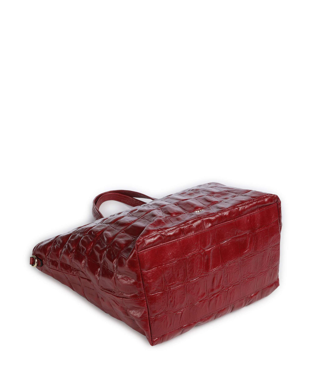Abro Maxxi Cocco Alba Handbag ruby