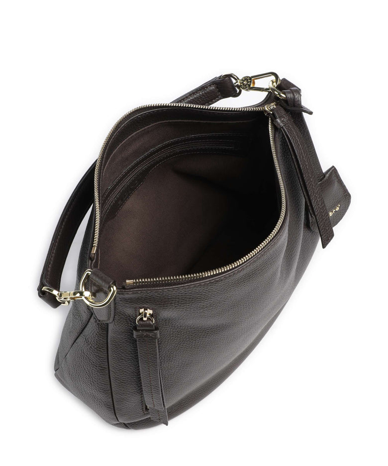 Abro Adria Juna Small Hobo bag dark brown