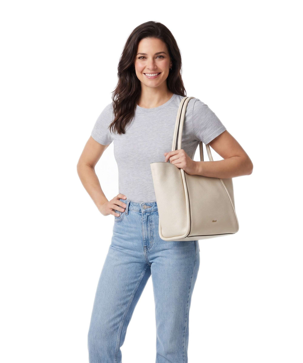 Abro Agave Willow Small Tote bag beige