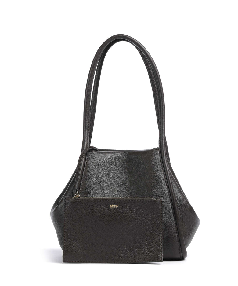 Abro Agave Willow Small Tote bag dark brown