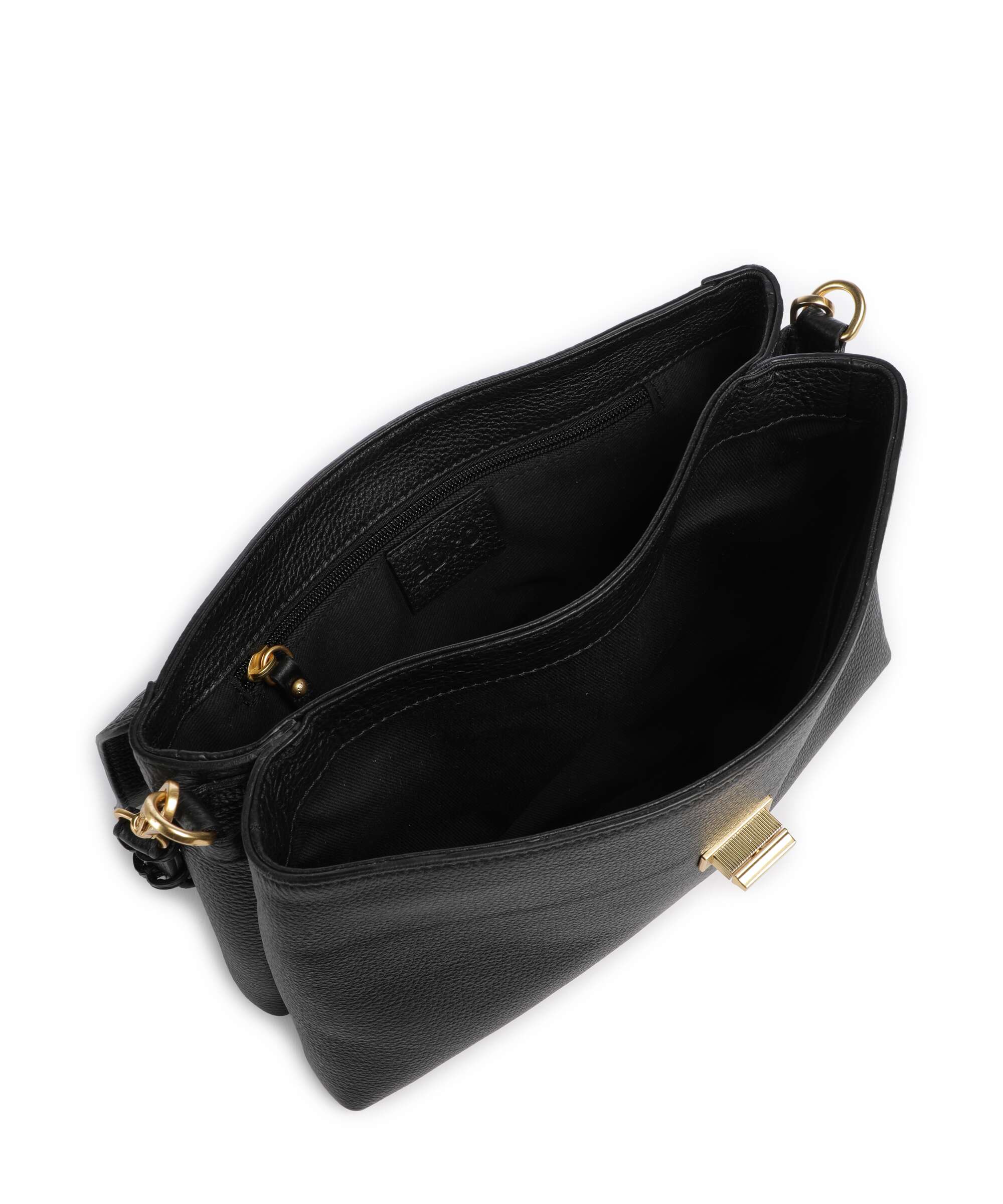 Abro Agave Twist Shoulder bag black/gold