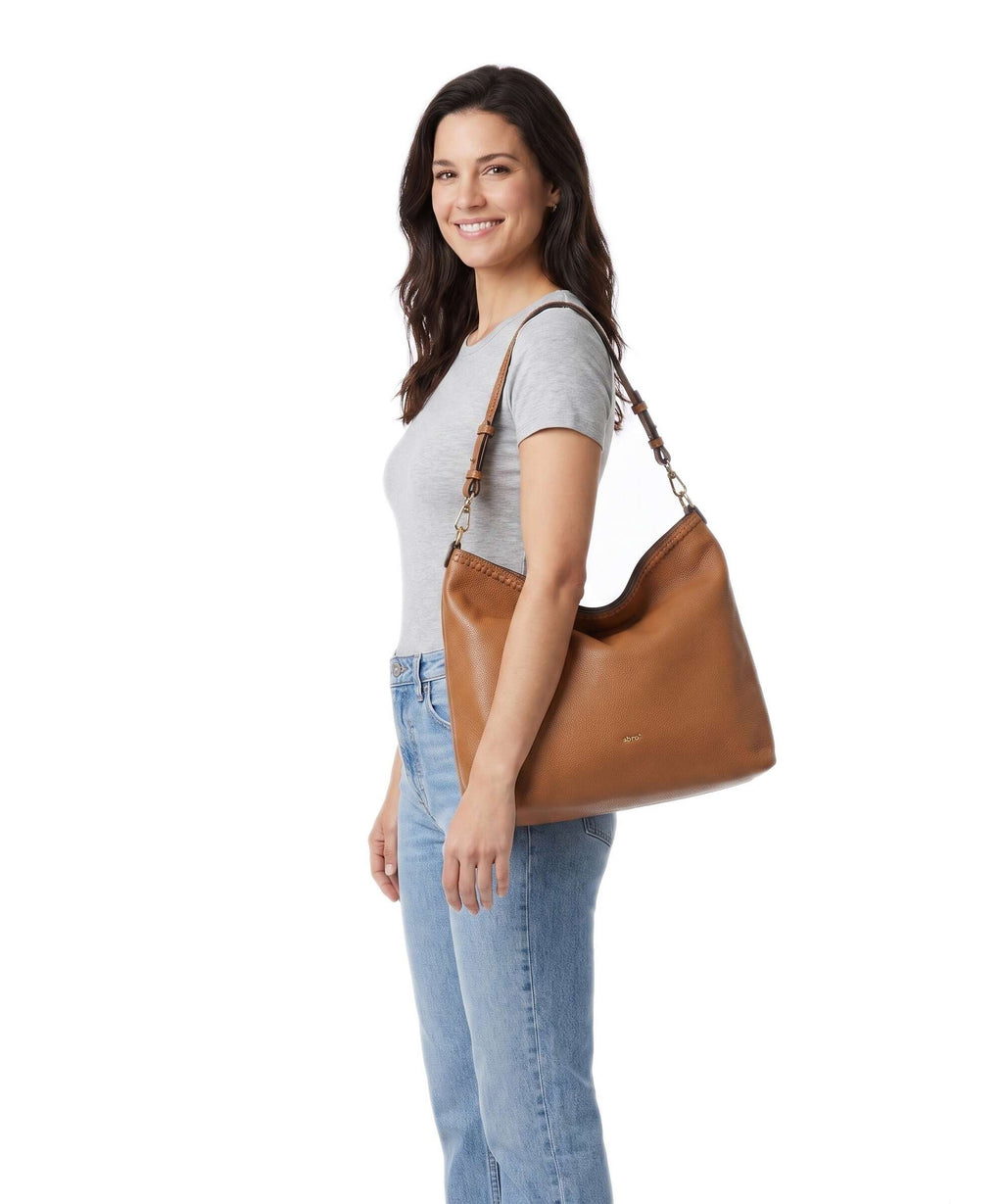 Abro Agave Signature Hobo bag cuoio