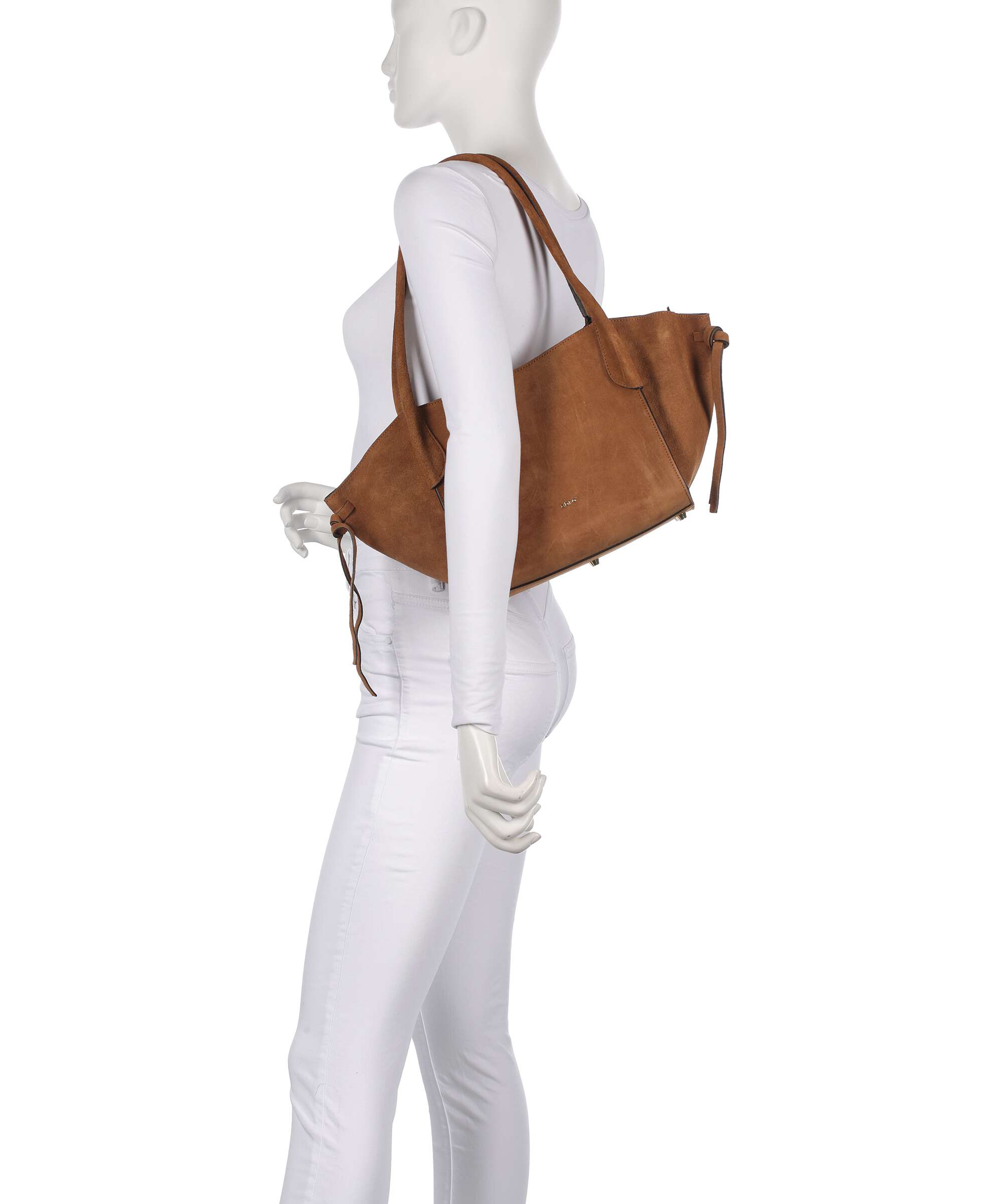 Abro Suede Vibe Small Shoulder bag cuoio