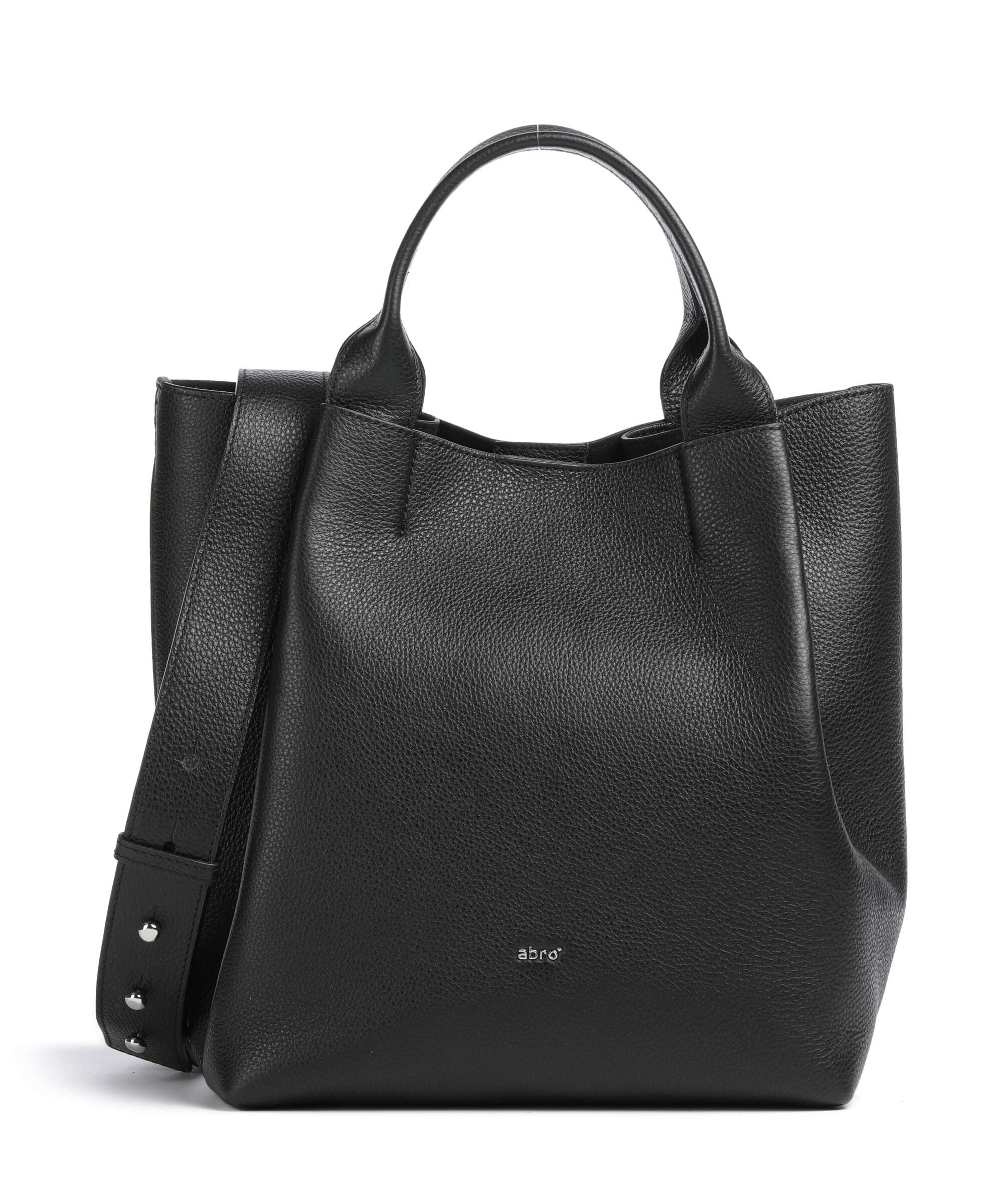Abro Agave Essential Medium Handbag black/nickel