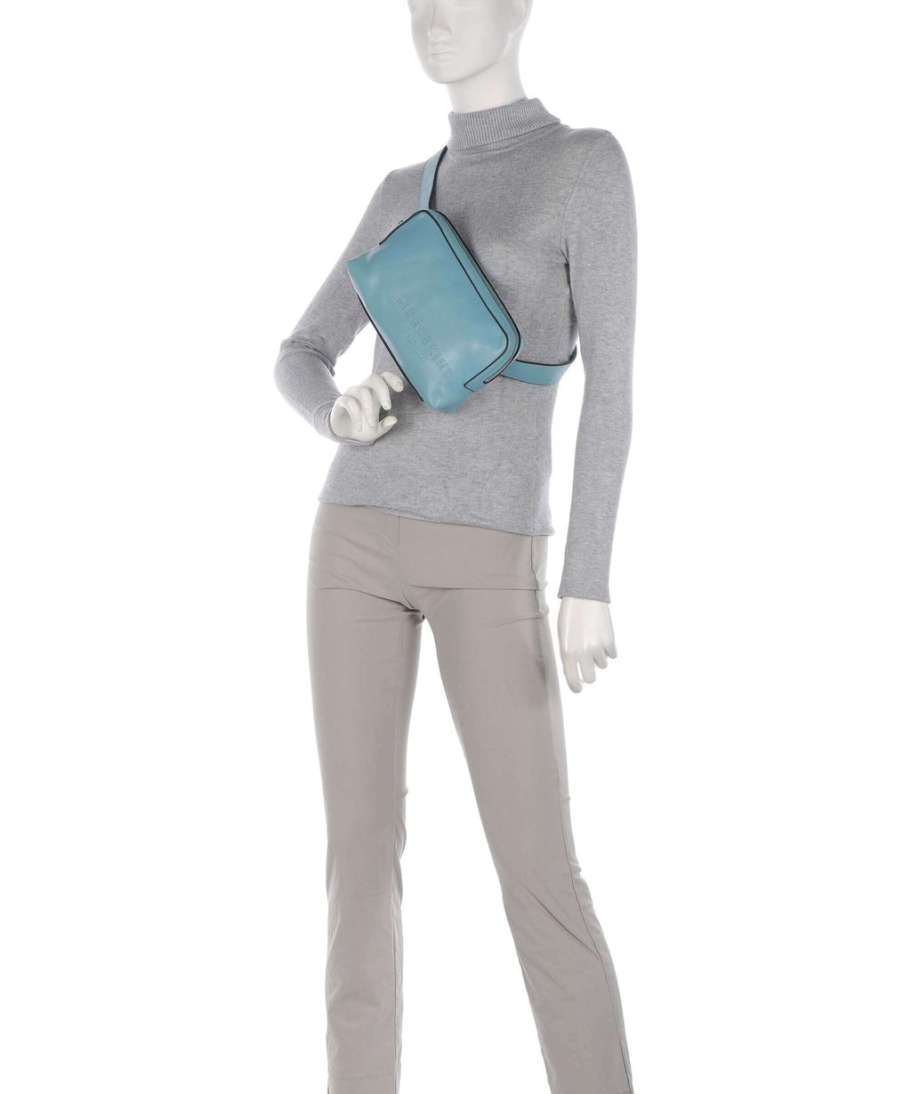 Liebeskind Elvira Lamb SF Verna Fanny pack petrol blue