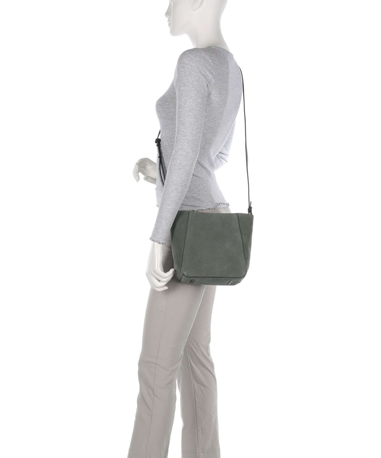 Liebeskind Chudy Suede S Crossbody bag cypress green