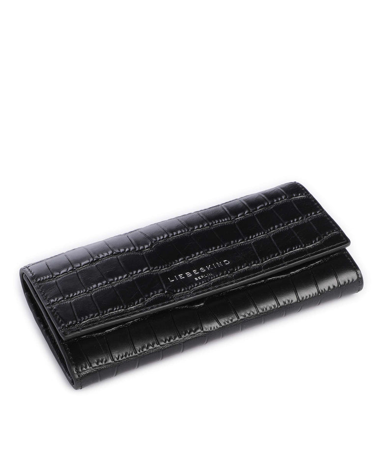 Liebeskind Lora Valentina Croco Wallet black